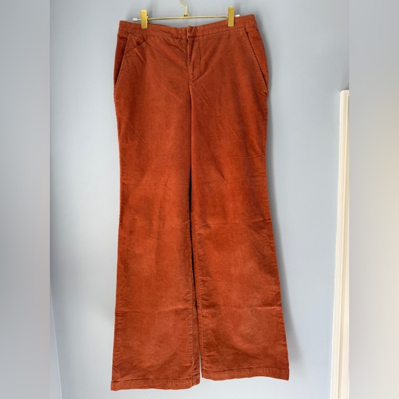 Maeve Wide Leg Corduroy Trousers Anthropolgie - Picture 1 of 5